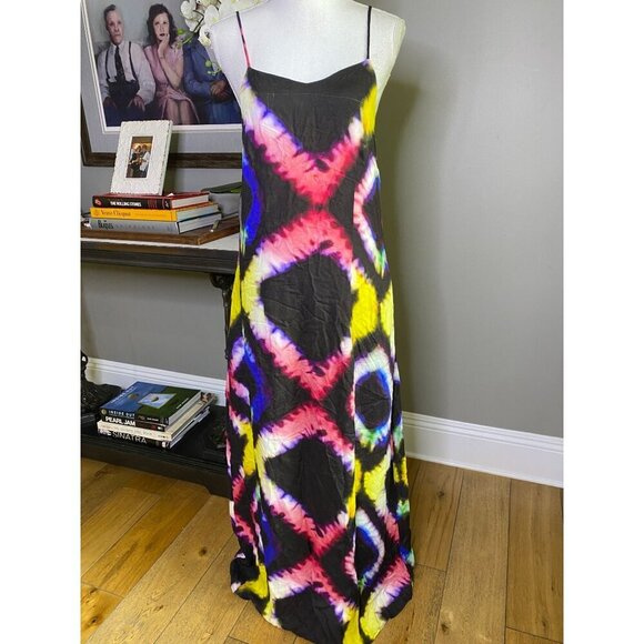 Busayo Collective Tie Dye Midi Multicolor Women's Size Small - Picture 5 of 14